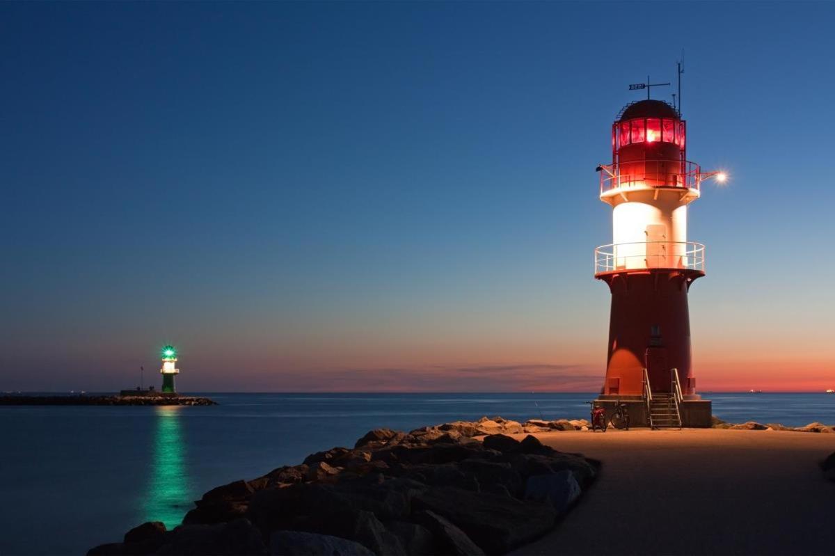 Ostseeblick, Direkt Am Alten Strom Rostock Bagian luar foto